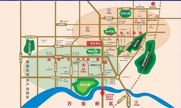 区位图 
